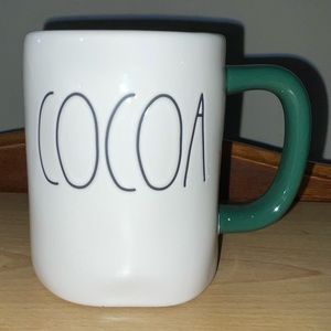 Rae Dunn Double Sided COCOA Mug